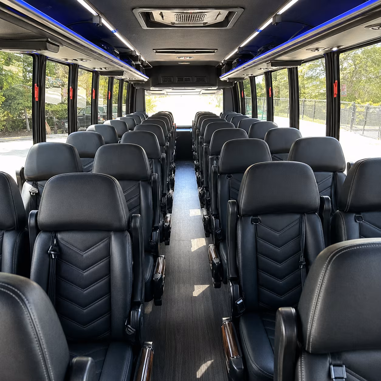charter buses for tracy weddings at vineyard and estate venues