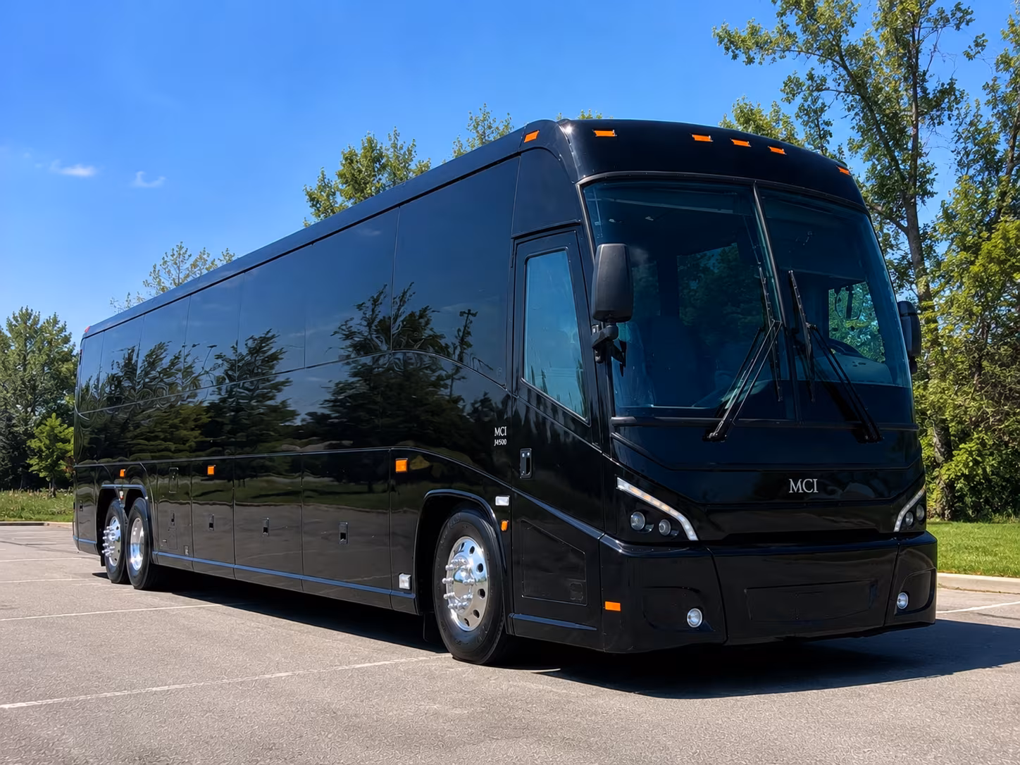 tracy 56 passenger charter bus