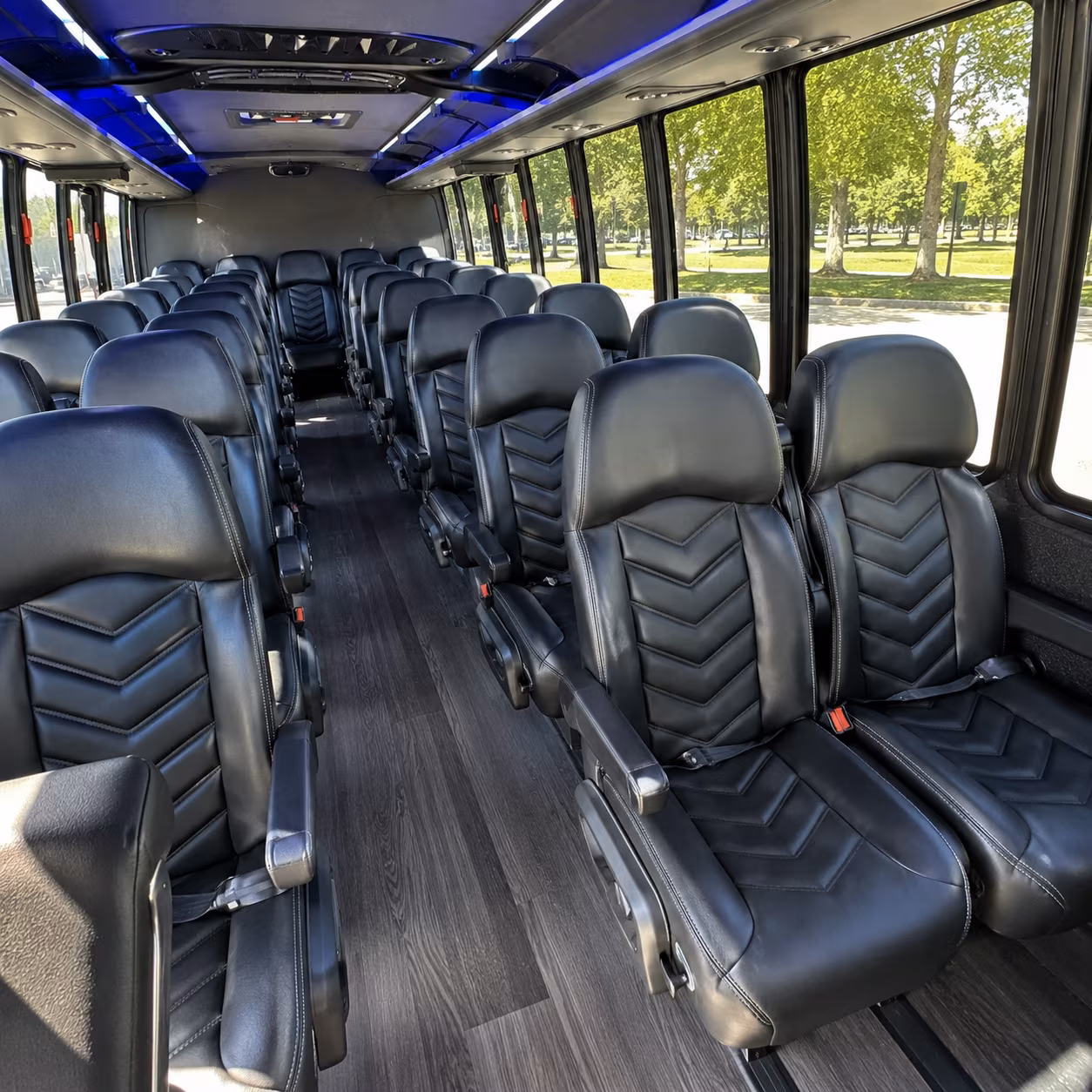 tracy employee transportation onboard seating
