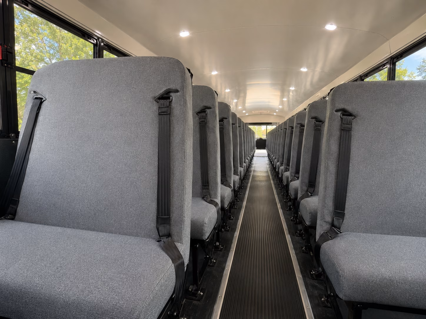 tracy school bus inside