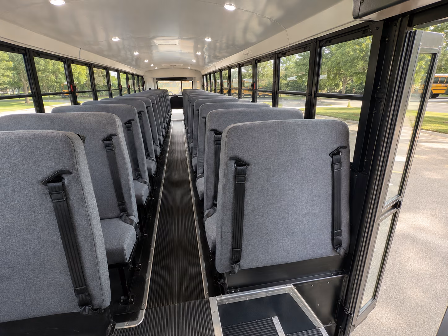 tracy school bus interior