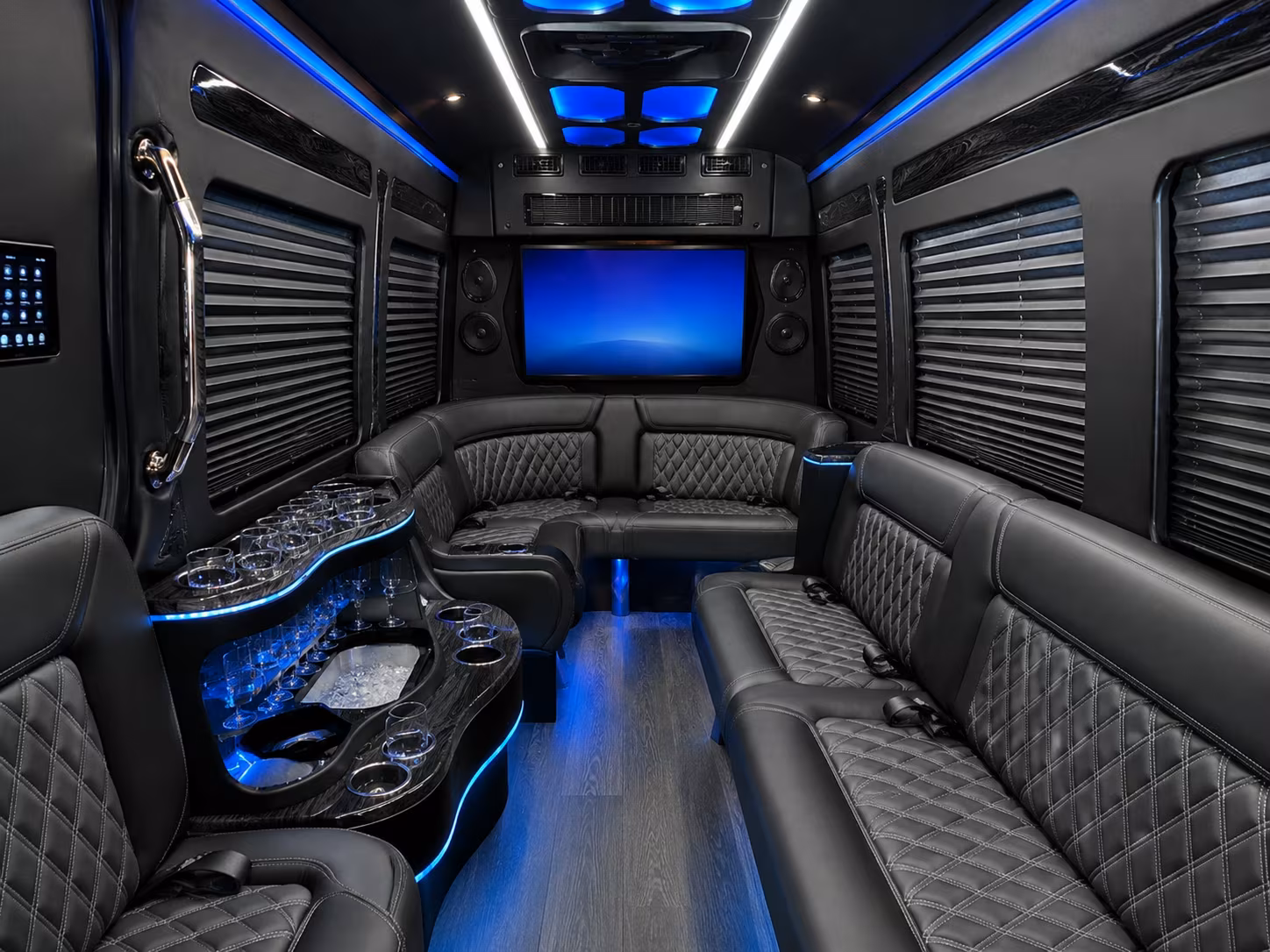 tracy sprinter limousine inside