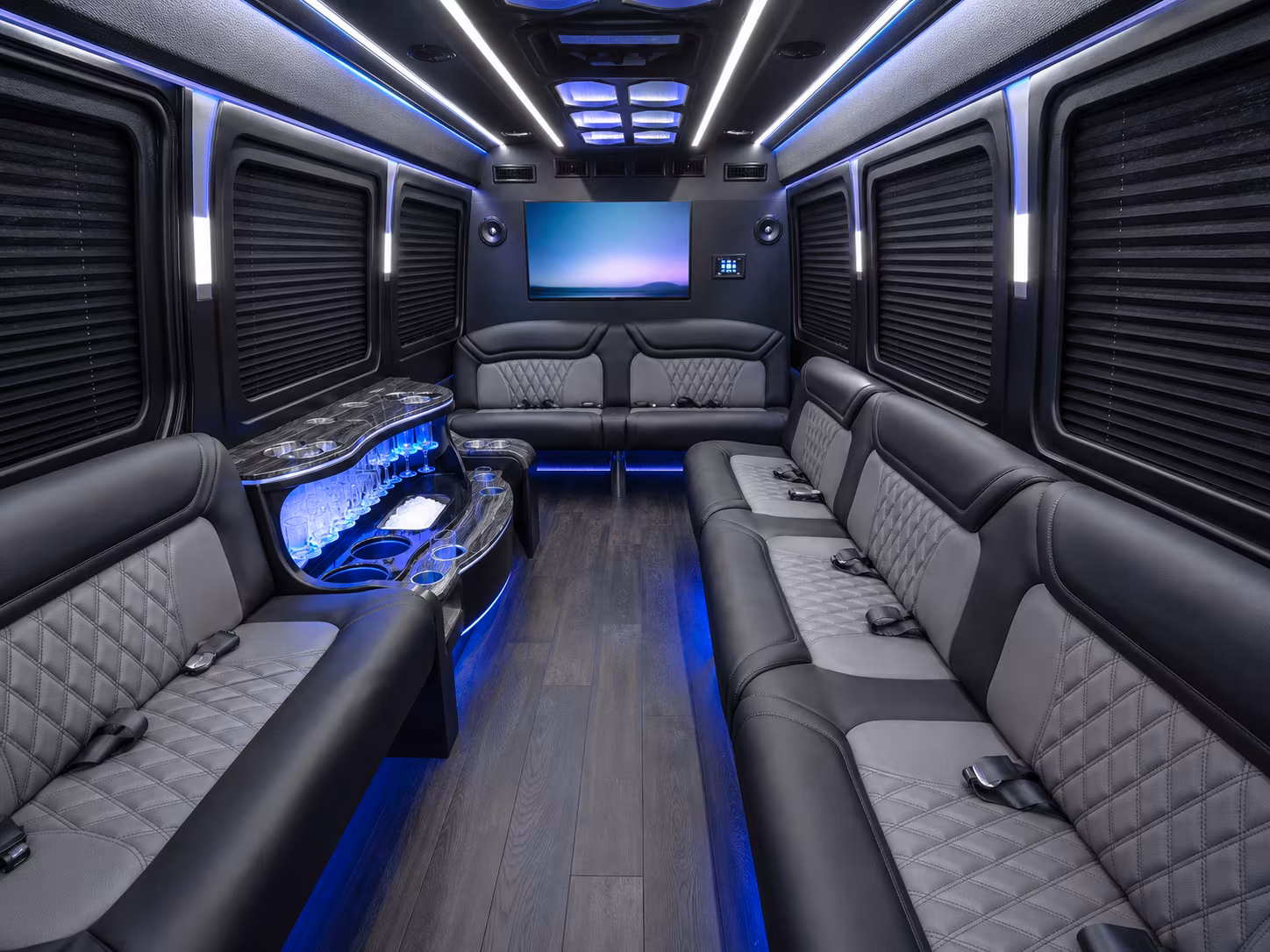 tracy sprinter limousine interior